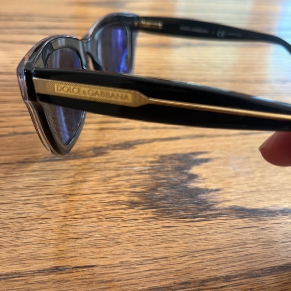 Dolce & Gabbana Stylish Black Cat-Eye Sunglasses